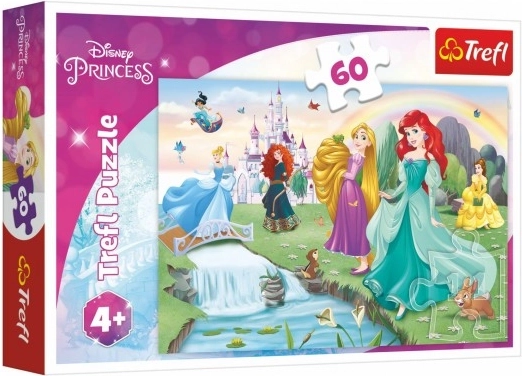 Пъзел 60 части Познай принцесите DISNEY PRINCESS Trefl