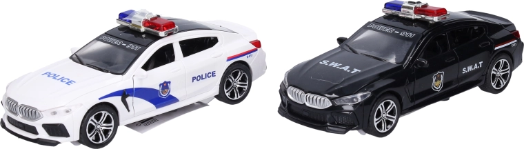 Wind-up Police Car with Light and Sound Effects - 1 Piece