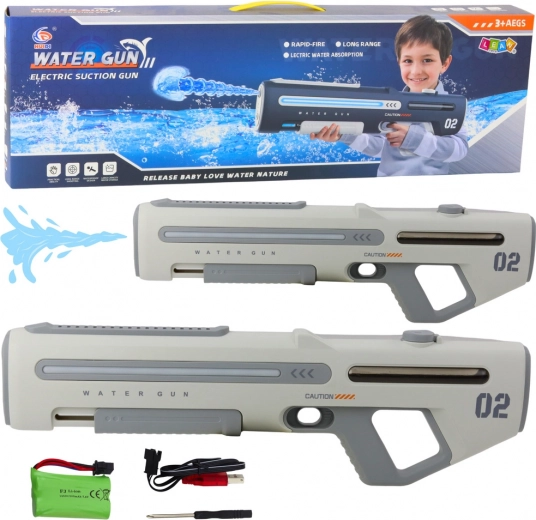Electric Automatic Water Gun Grey-White 62 cm