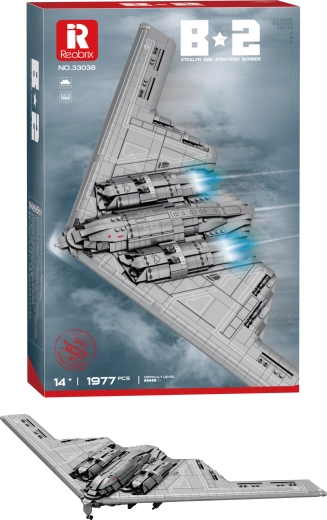 B-2 Spirit Bomber Building Set (1977 pieces)