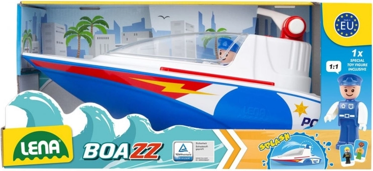 Полицейска лодка Lena с помпа за водни игри