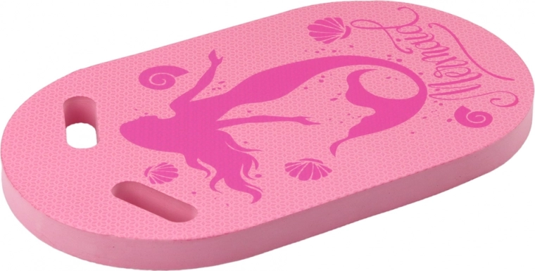 Foam swim kickboard with mermaid design pink