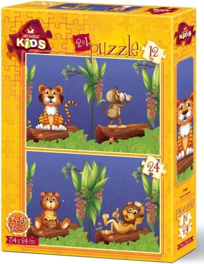 Puzzle Friends in Nature