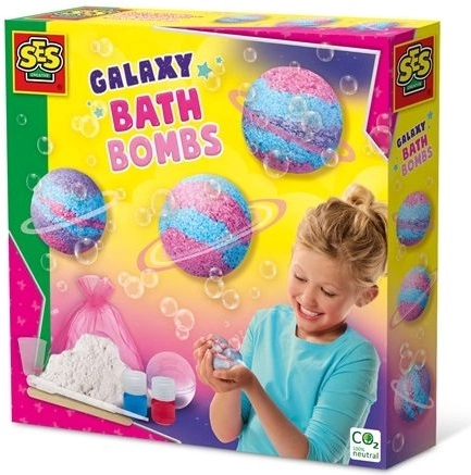 SES Creative galaxy fizzy bath bombs – creative set