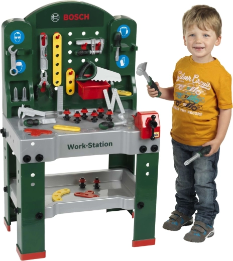 Outlet Bosch Mini children's workbench with tools – defective