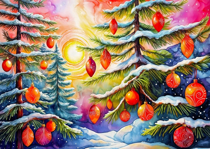 Enjoy Puzzle Christmas Sunrise 1000 Pieces