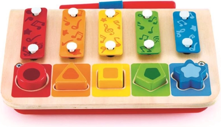 Multifunctional Xylophone with Shape Sorter