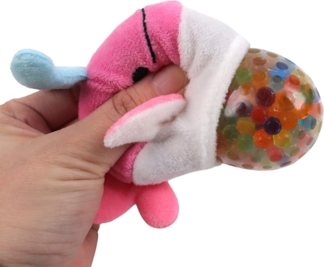 Pop-out gel bubble for an instant anti-stress effect
