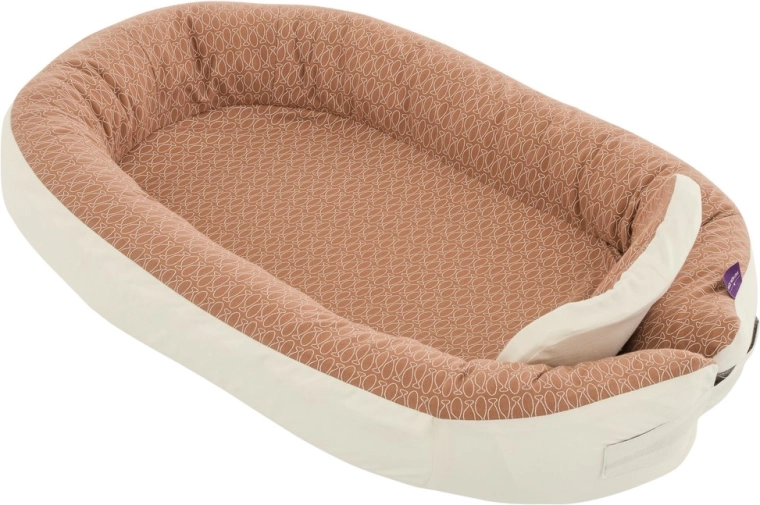 Бебешко гнездо Träumeland Comfort Fische, кафяво