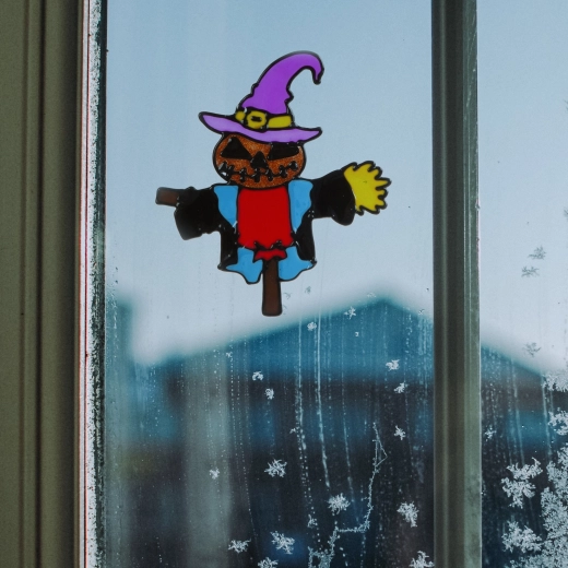 Halloween Window Decoration – Scarecrow