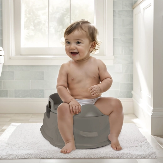 3-in-1: Potty, toilet seat, and step stool