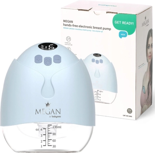 BabyOno Megan електронична hands‑free помпа за кърма