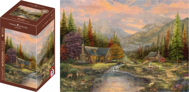 Дървен пъзел Sierra Paradise 1000 части SCHMIDT