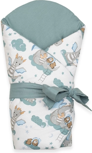 Soft and secure swaddling for peaceful sleep