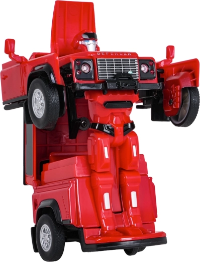 Car transforming into a robot