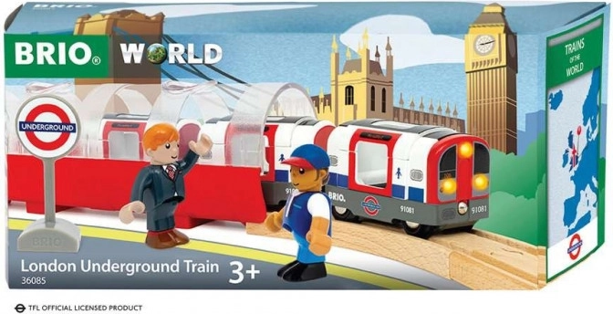 Brio World лондонско метро – влакче със светлини и звуци