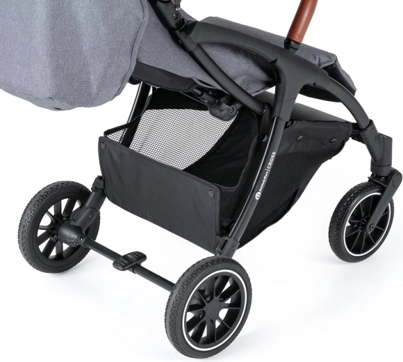 Large sprung wheels and easy handling