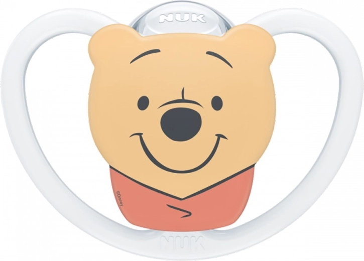 NUK Perfect Match Air Disney залъгалка Мечо Пух 6–18 месеца бяла