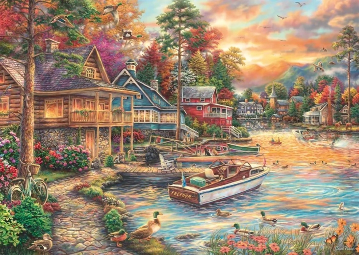 Puzzle Evening by the Coast 1000 Pieces
