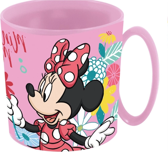 Детска чаша 350 мл Minnie, пластмасова, розова