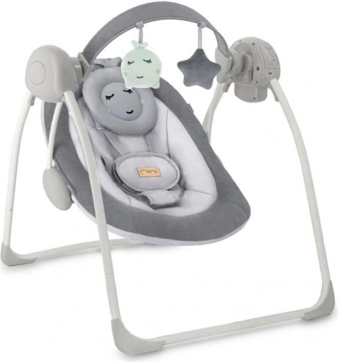 Електрически шезлонг с мелодии MOMI Liss – сив