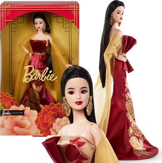 Колекционерска кукла Mattel Barbie Signature за отбелязване на Лунната Нова година - 1 брой