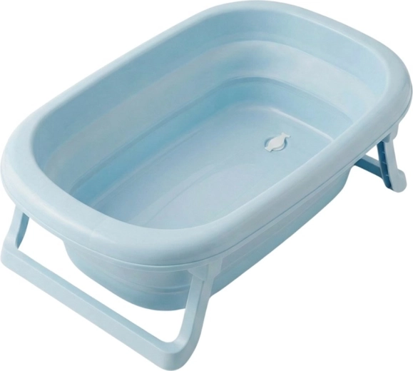 Foldable plastic baby bathtub TEGA BABY – Blue