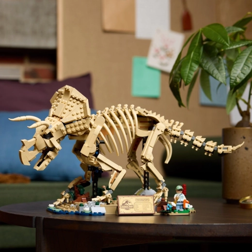 Base, nameplate, and Jurassic Park collectible accessories