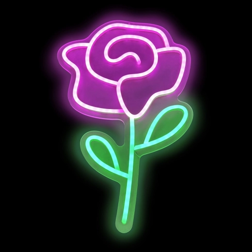 LED Neon Rose Lamp 2Kids Toys