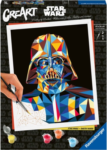 Рисуване по номера CreArt: STAR WARS Дарт Вейдър