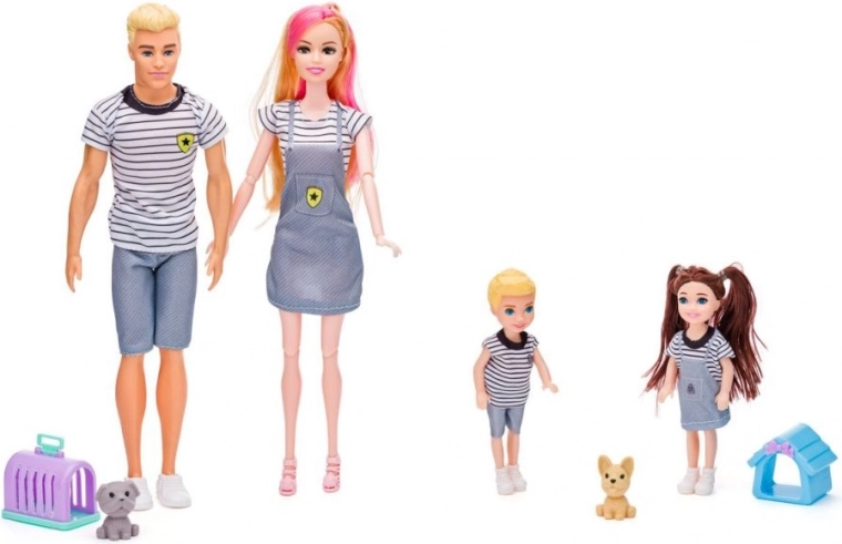 Woodyland modern family with pets