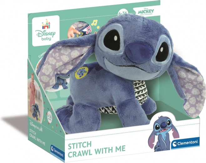 Интерактивна плюшена играчка DISNEY BABY Stitch от Clementoni