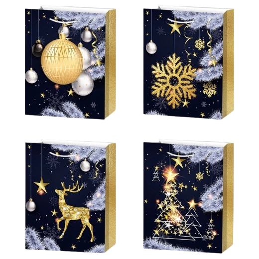 Gift Paper Bag M Christmas Wishes 26 × 32 × 10 cm