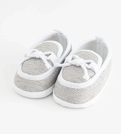 Детски мокасини/пантофки New Baby сиви 0–3 месеца