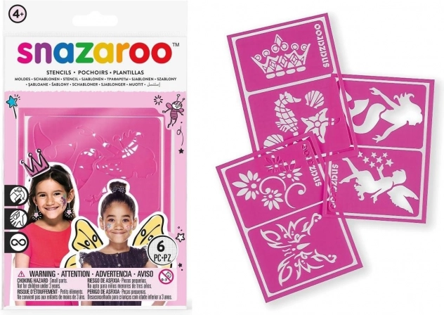 Шаблони за бои за лице SNAZAROO 6 бр.