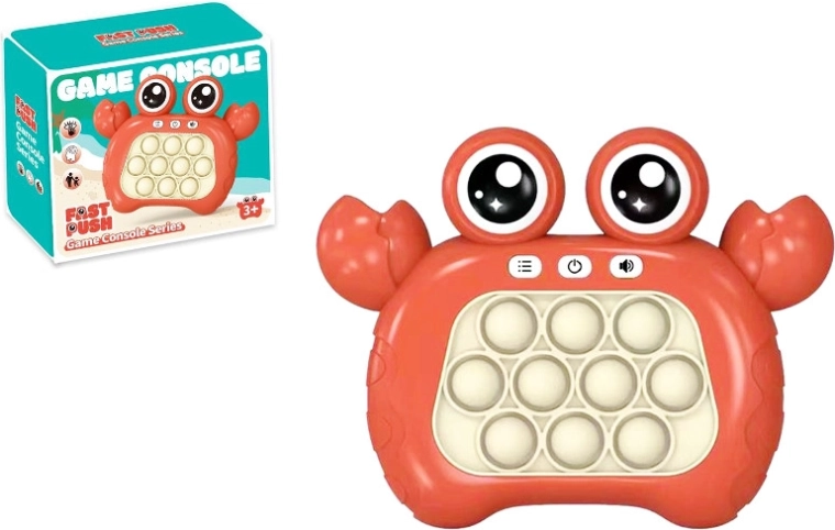 Interactive Crab – Electronic Memory Game with Pop It Buttons