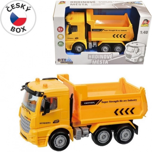 Construction Car with Flywheel for Kids 16 cm