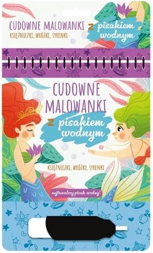Magic Water Coloring Book with Water Pen – Princesses, Fairies & Mermaids