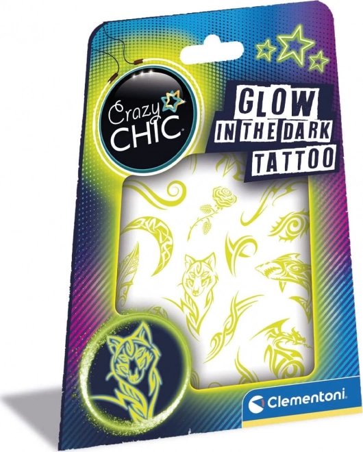 Татуировки, светещи в тъмното Crazy Chic
