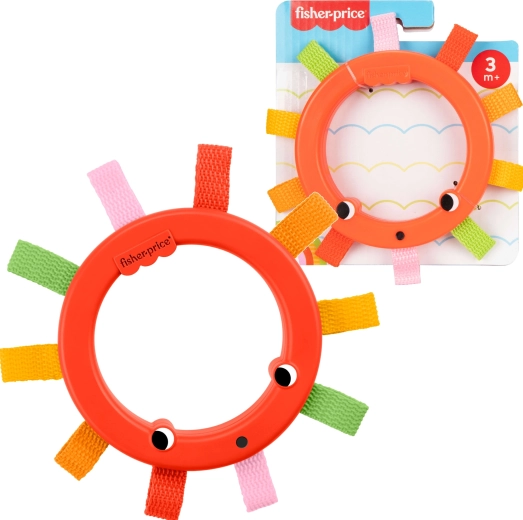 Sensory Ring – Rattle for Babies Dark Red FISHER-PRICE