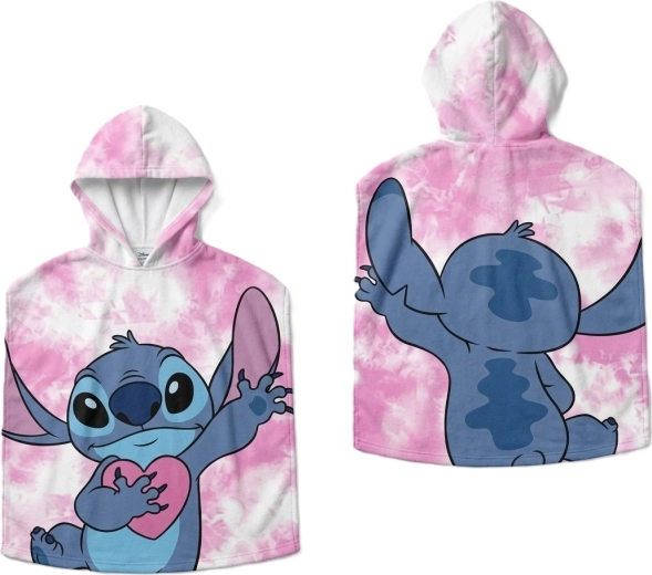 Детско пончо с качулка Disney Lilo and Stitch