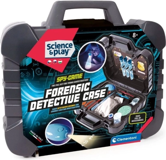 Clementoni Science & Play детективско куфарче със звукови ефекти