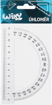 Прозрачен транспортир 12 cm TOTO