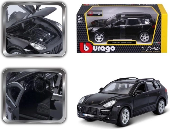 Модел Porsche Cayenne Turbo черен 1/24