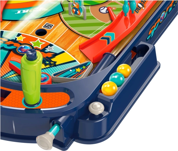 Manual controls like a real pinball machine