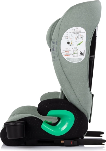 i-Size protection and seat belt guidance