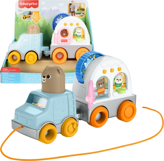 Образователен кемпер за дърпане Fisher-Price за бебета