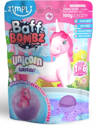 Zimpli Kids шумяща бомба за вана Еднорог (микс)