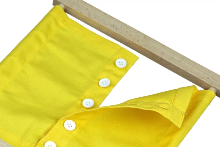 Sturdy wooden frame and textile panel