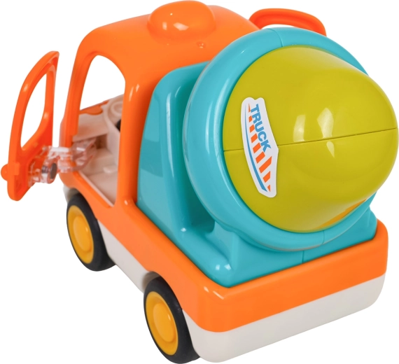 Movable drum and opening doors